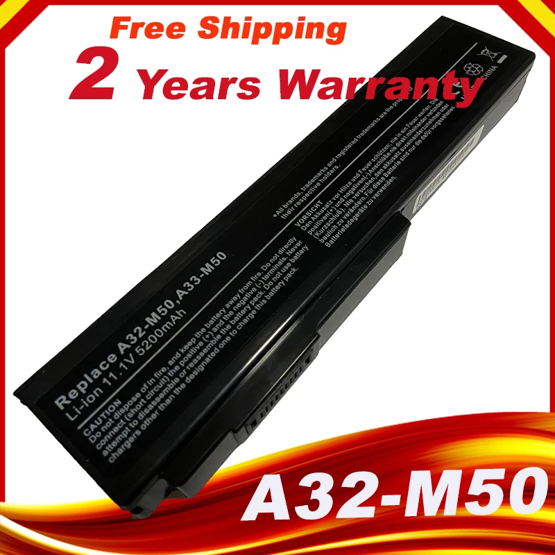 Аккумулятор для ноутбука Asus N53SV N53 N53S N53J N61 N61D N61J N61V M50 M50S M50V M50SA M50SV A32-N61 A32-M50 L062066 |