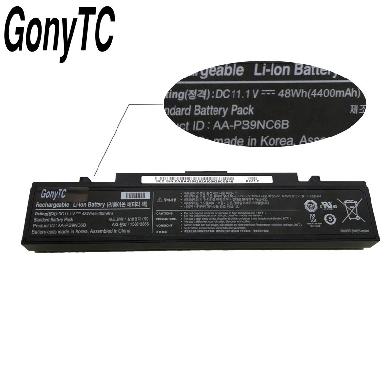 Bateria do Laptop Original para Samsung Aa-pb9ns6b Aa-pb9nc6b R580 R540 R519 R525 R430 R530 Rv511 Rv410 Rv508 R510 R528 Np300e5c - Imagem 3