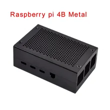 Raspberry Pi 4B алюминиевый чехол металлический корпус для RPI 4 Модель B совместим с Raspberry Pi 4B