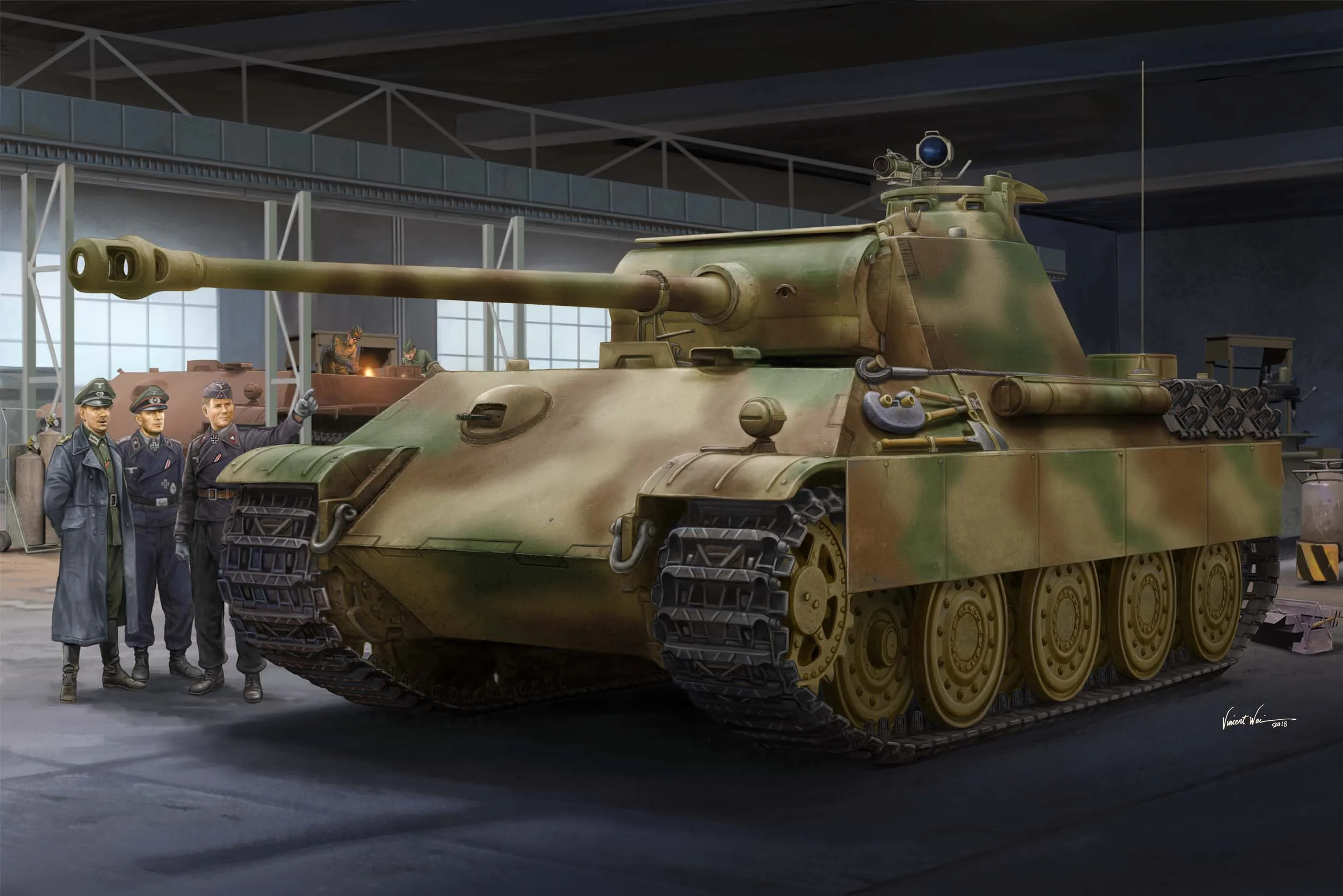 Trumpeter 00929 1/16 Scale German Panther G Late Military Model Kit-Late Version