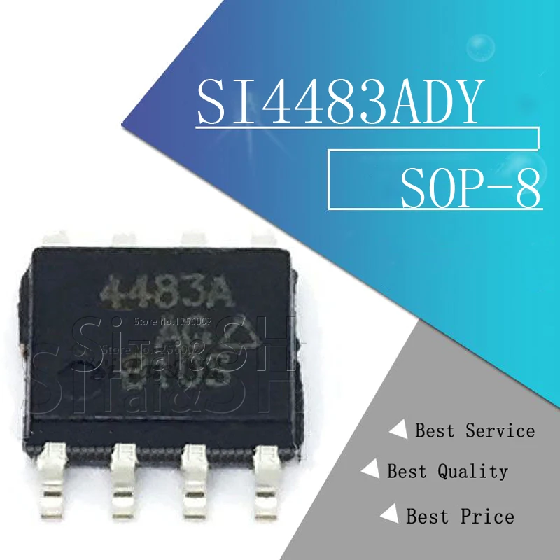 10pcs SI4483ADY-T1-GE3 SOP-8 SI4483ADY SOP8 4483A SOP SI4483 SI4483A new original | Электронные компоненты и
