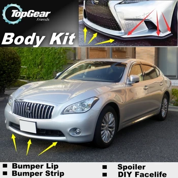 

Bumper Lip Deflector Lips For Mitsubishi Dignity Front Spoiler Skirt For TopGear Friends Car Tuning / Body Kit Wing / Strip