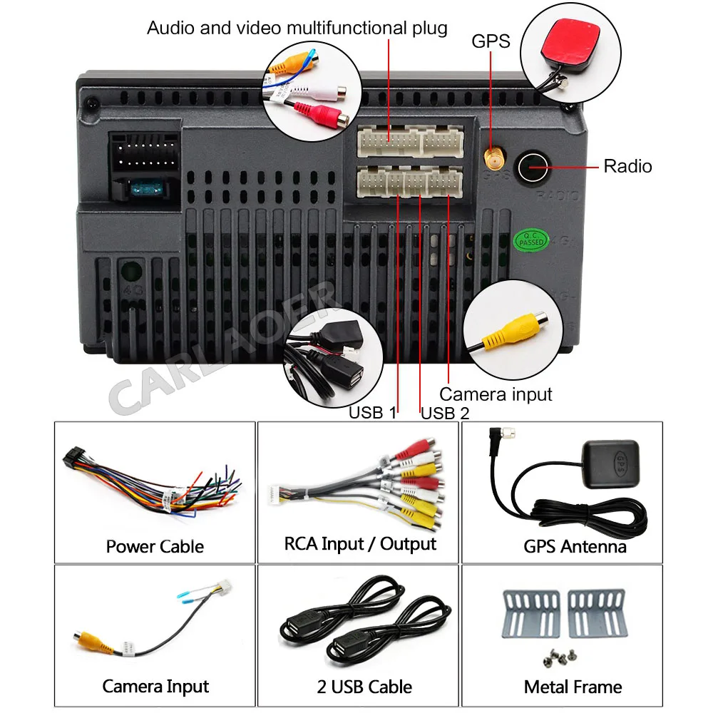 2 DIN CAR ANDROID RADIO 88