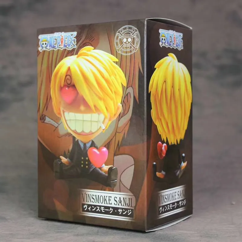 Joinfuny One Piece Sanji Action Figures Series Collection Love Eye