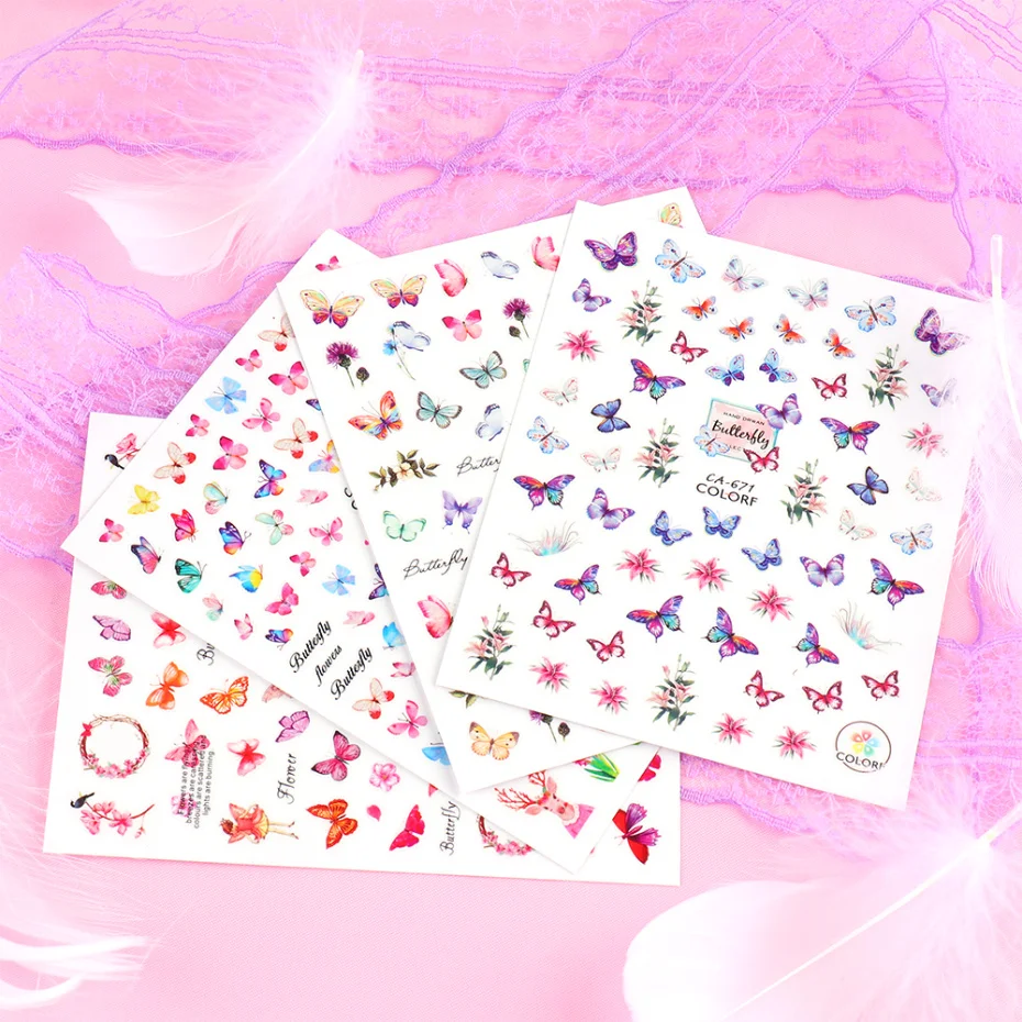 Butterfly Nail Sticker 5