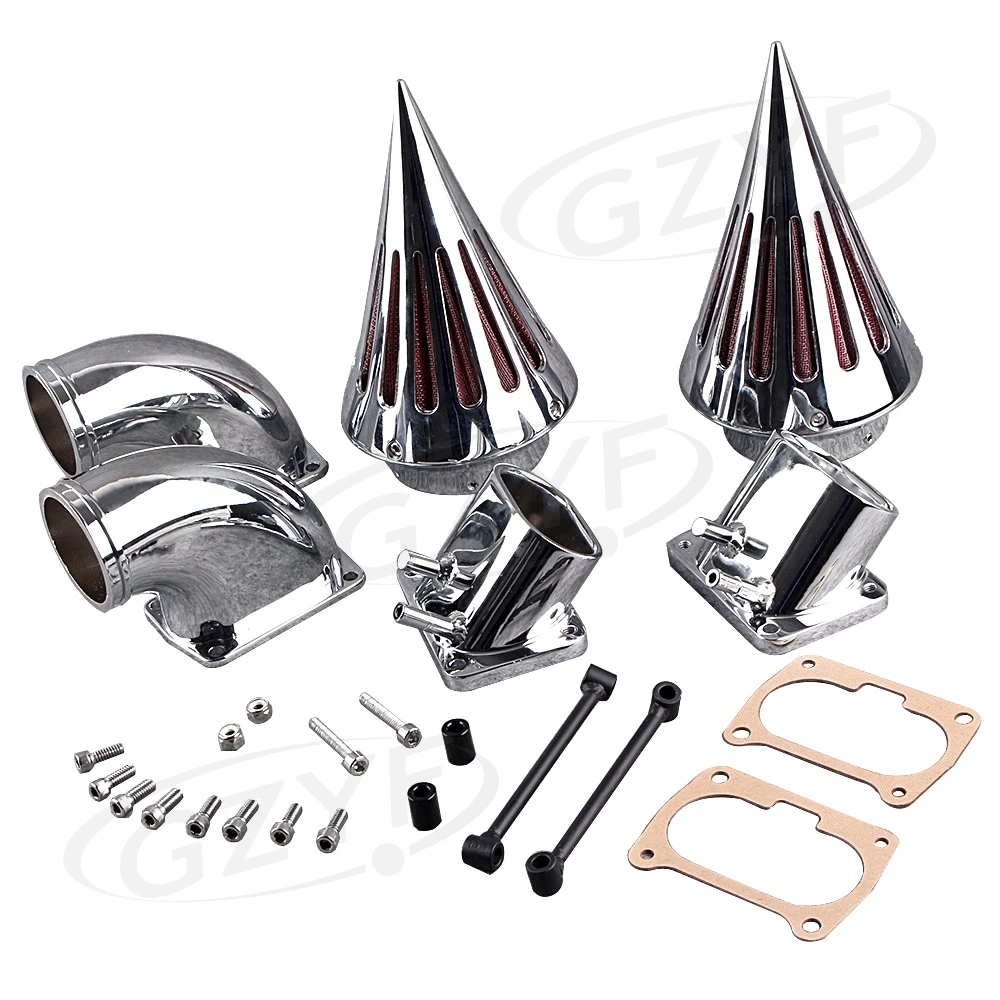 Spike Air Cleaner Filter Intake Kit For Suzuki M109R Boulevard 2006 2007 2008 2009 2010 2011 2012 Silver