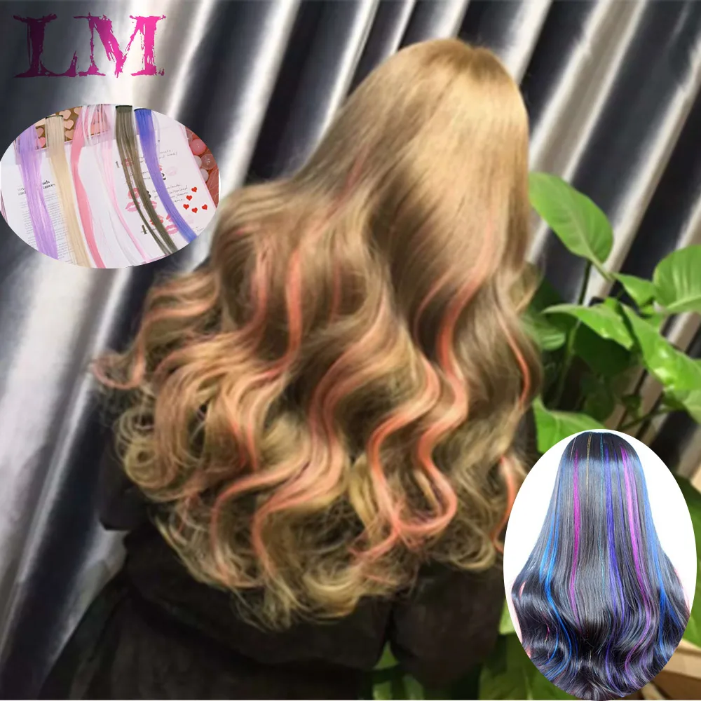 

LM Heat resistant Composite Cut Piece Single Piece High Temperature Silk Gradient Curl