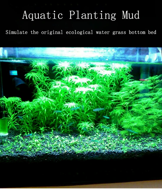 Aquarium Plant Seeds Soil Fishtank Substrate Sand Soil Fertilizer Mud