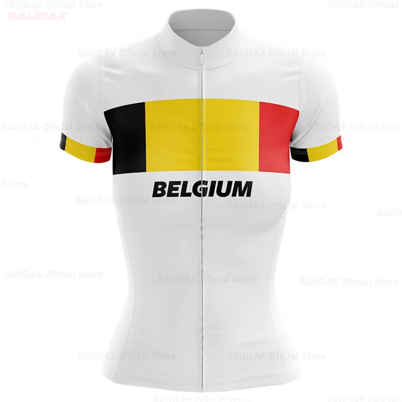 Богемный комплект Roupa Ciclismo Feminina Для женщин Велоспорт Джерси короткий рукав