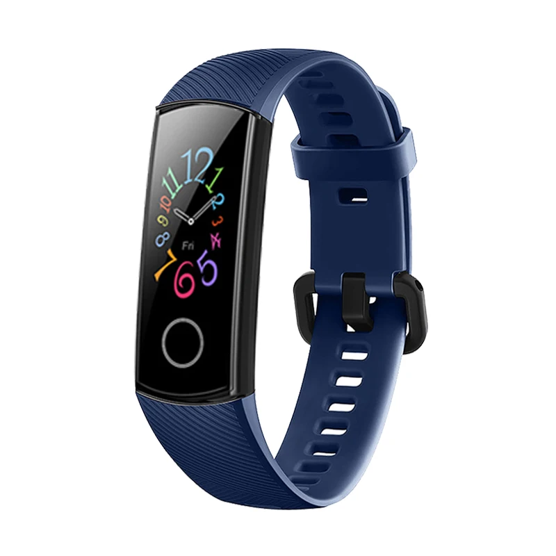 100 шт./упак. браслет для huawei Honor Band 5 ремешок Honor band 4 ремешок, умный Браслет спортивный силиконовый ремешок аксессуары