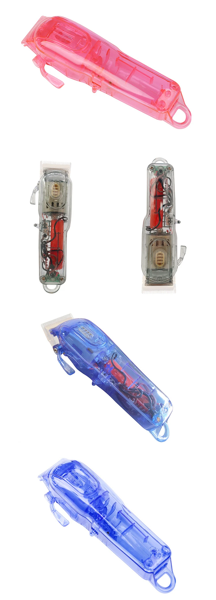 8Pcs/Set Electric Clipper Shell Set For WAHL 8148/8591 ABS 8 Style DIY Modification Shell Barber Electric Clipper Cover G0811