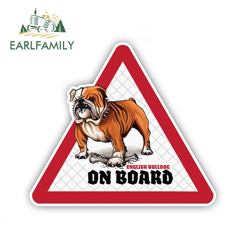 2 X BRITISH BULLDOG STICKERS SIGNS