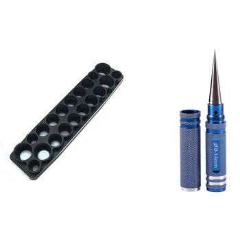 

1Pcs RC Model Screw Driver Aluminium Alloy Shelf Hex Screwdriver with Metal 0-14mm Scale Reamer Punching Hole Puncher