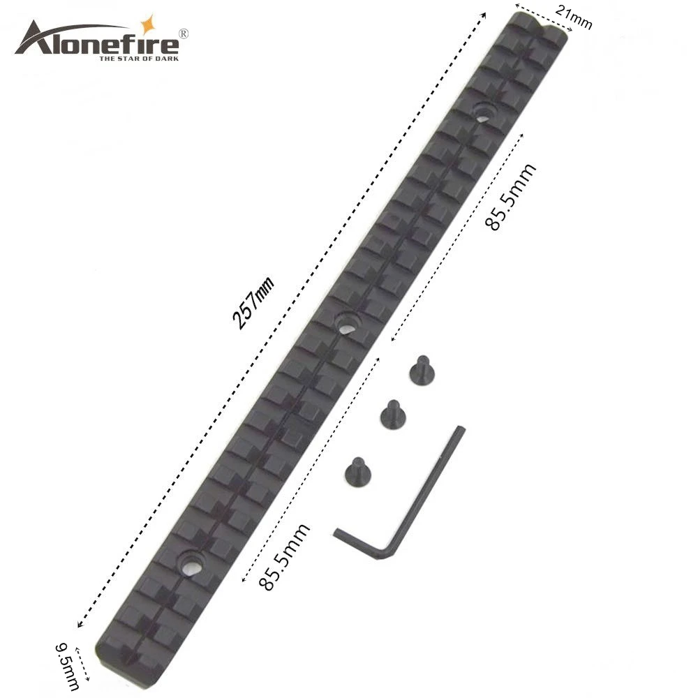 AloneFire D0257 21 мм Пикатинни Вивер Rail база ласточкин хвост DIY страйкбол винтовка стрельба пистолет огни лазерный прицел Крепление Адаптер