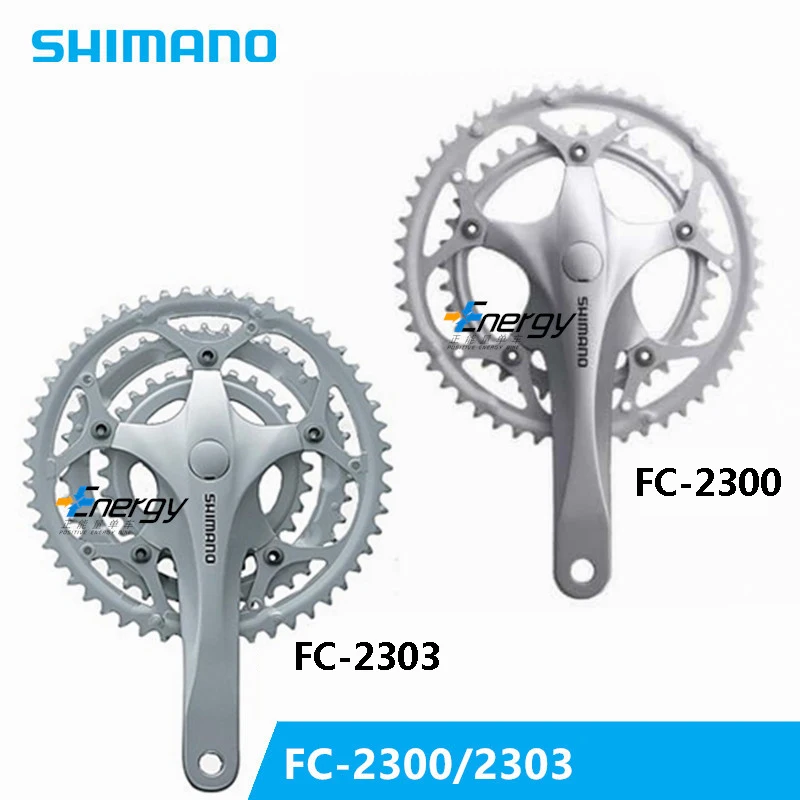 SHIMANO 2300/2303 39-52 T/30-42-52 дорожный велосипед, складной шатун для велосипеда, запчасти для велосипеда, велосипедная кривошипная цепь