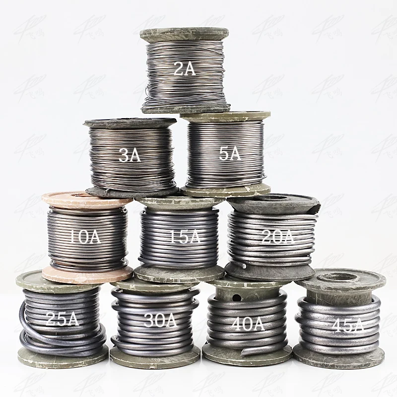

1 ROLL Household factory insurance lead wire Large volume national standard factory fuse wire 3A5A10A15A20A25A30A40A45A60A