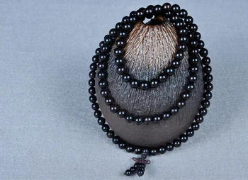 

LETSFUN Fine Jewelry Unisex Prayer Wooden Beads Tibetan Buddhist Mala Buddha Bracelet Rosary Bangle Free Shipping