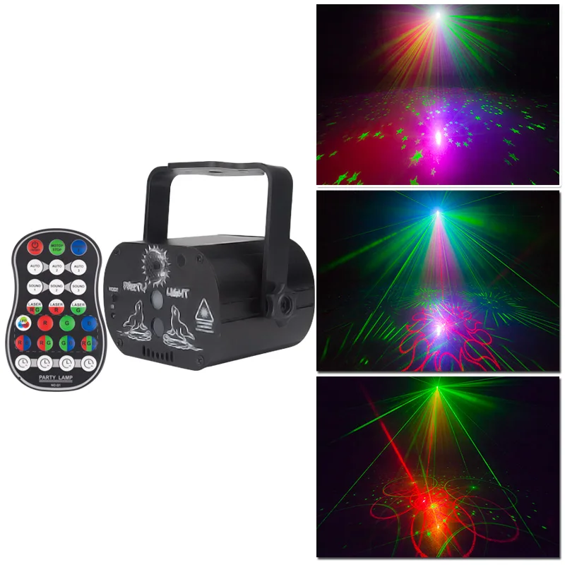 

WUZSTAR Mini Disco Laser DJ Lights 60 Patterns Party Light Effect for Stage Decoration Colorful lighting for Wedding