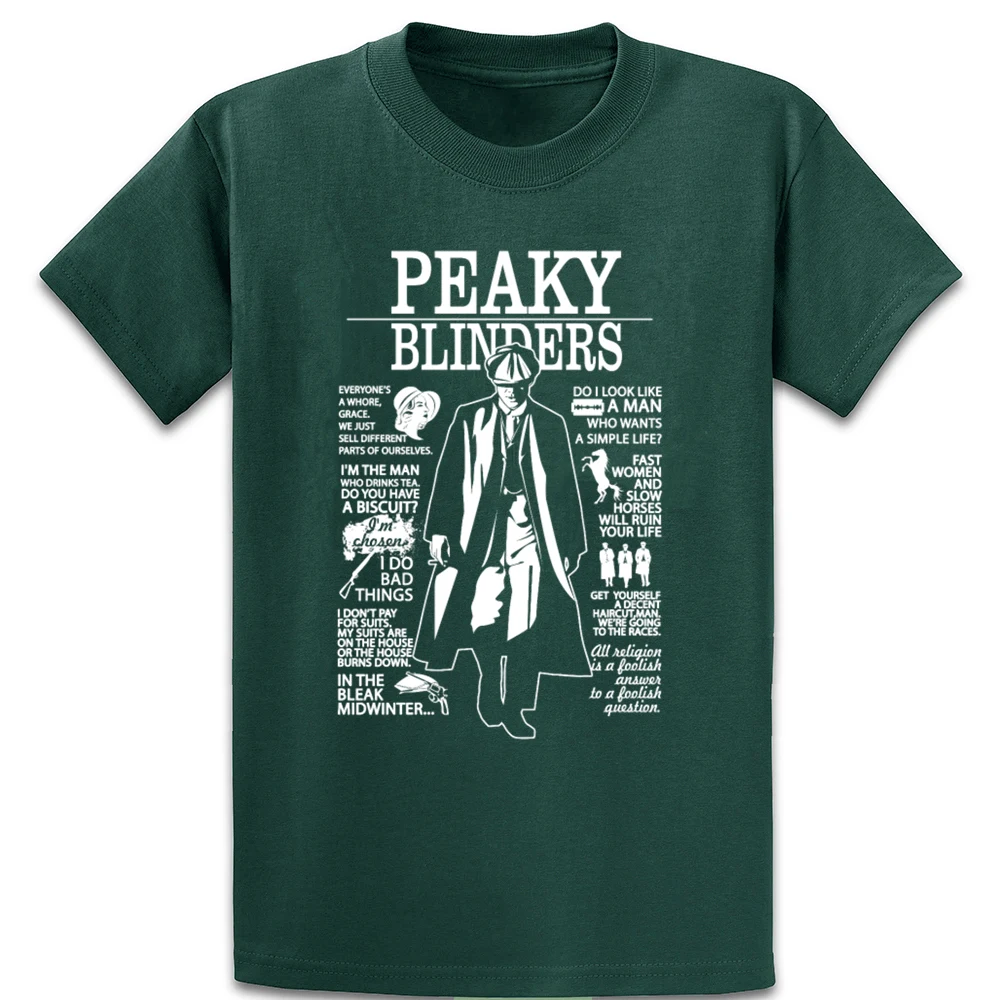Tommyes Shelby цитаты Peaky blinds футболка подарок Летний стиль трикотажная футболка тренд над размером 5xl мужская Строительная рубашка
