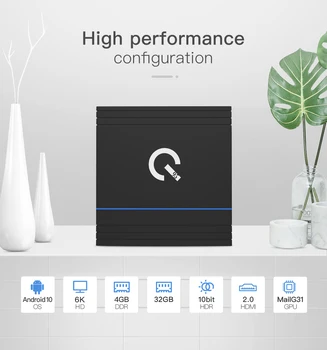 

Latest Q95 AIR TV Box Android 10 4GB 32GB Allwinner H616 Quad Core 1080P 4K 60fps Media player Q95AIR Set top box