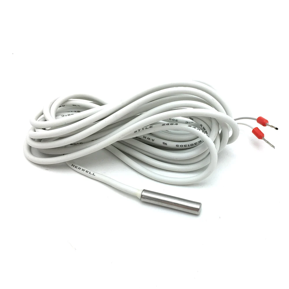 1pc 3 Meters 10000 Ohms Sensor Cable for Floor Heating Thermostat Temperature Controller Sensor Probe electric thermostat
