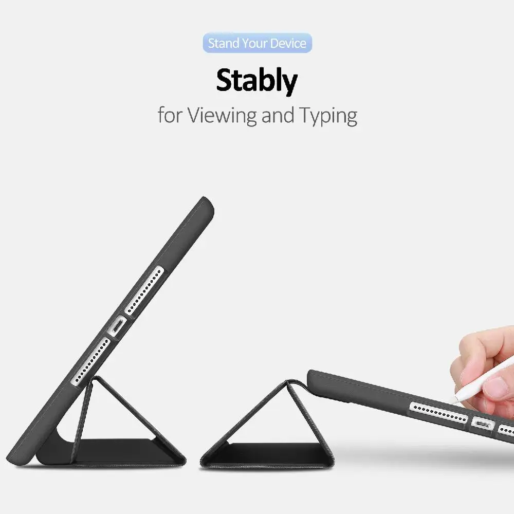 DUX DUCIS для iPad pro 7 10,2 дюймов искусственная кожа+ задняя крышка из ТПУ полный защитный чехол с держателем ручки