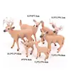 Mini Deers Figure Christmas Doll White-tailed Reindeer Home Party  Simulation Wild White-tailed Deer Landscape Decor Ornaments