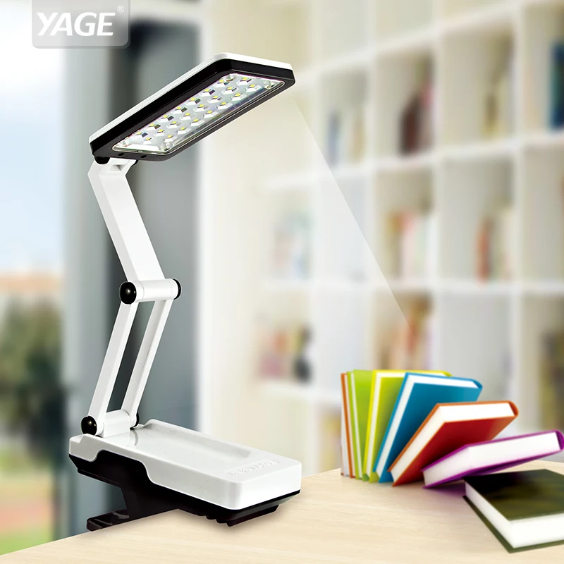 YAGE 3984 книга чтение свет настольная лампа led для чтения книг клип света