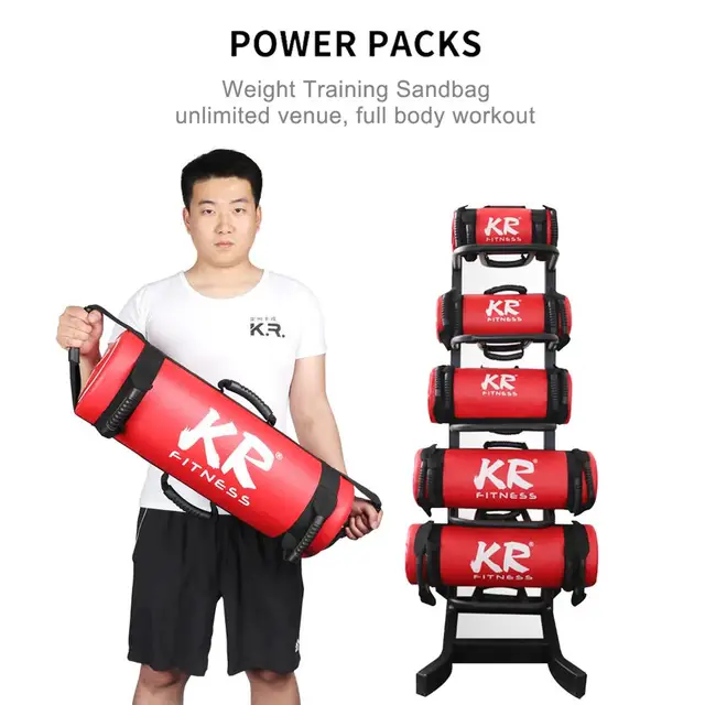 US $20.94 5/10/15/20 Kg Filled Weight Sand Power Bag Strength Training Fitness Exercise Cross-fit Sand Bag Bo
