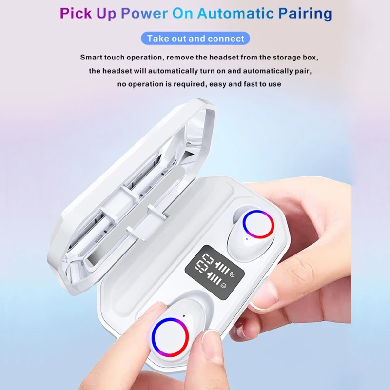 Bluetooth 5 0 Earphones 50mAh Charging Box Wireless Headphone Stereo Sports Waterproof Earbuds Headsets with Microphone