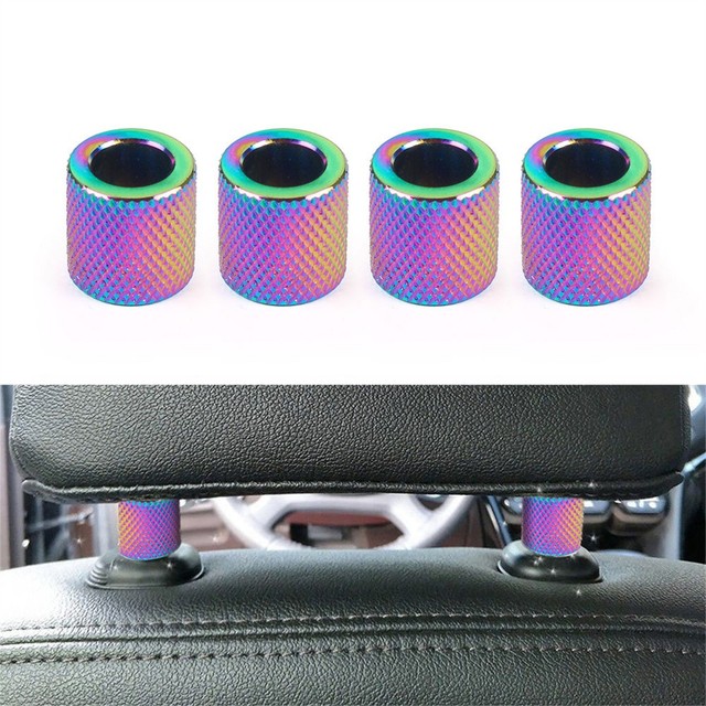 Seat Headrest Collars Rings Crystal Interior Decoration Universal For SUV Car Headrest Collar Seat Headrest Collars Rings