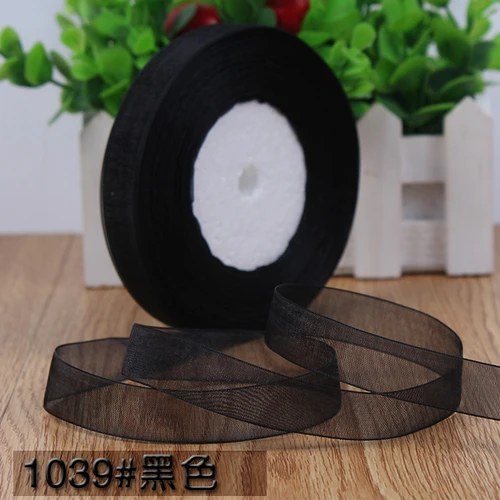 Elegant 45m Organza Satin Ribbon Roll for DIY Crafting and Gift Decoration