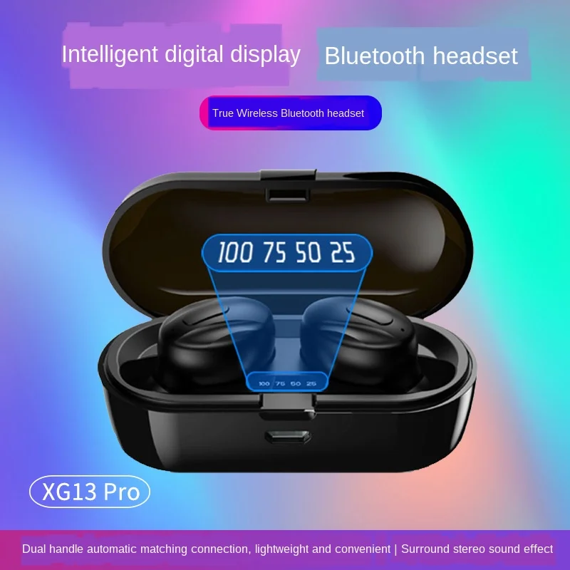 

2020 New Wireless earbuds Bluetooth headset TWS 5.0 IPX5 waterproof Deep Bass Stereo in-Ear Earphones Built-in Mic for Sports