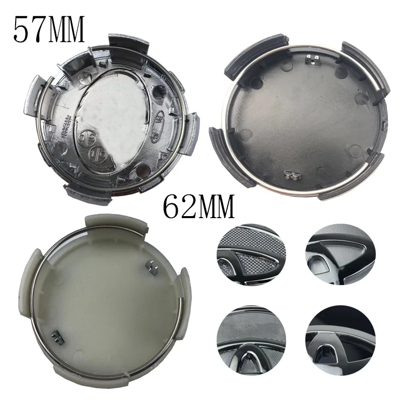 4 uds/62mm para Toyota emblema tapacubos de centro de rueda Auto placa cubiertas para Corolla Vios Reiz YARIS CAMRY AURION RAV4