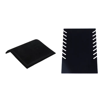 

Tier Bangle Watch Bracelet Jewellery Display Stand Velvet Rack Velvet Tray & Black Velvet Jewellery Stand 28 x 19cm
