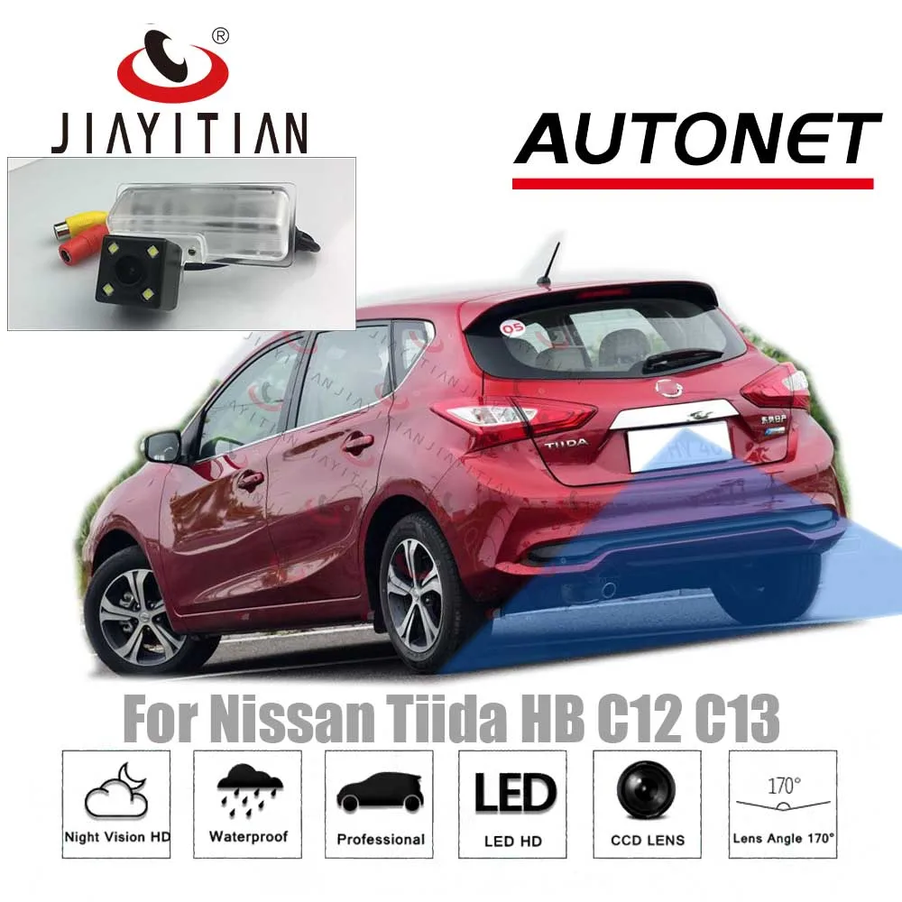 

JIAYITIAN Car Rear View Camera For Nissan Tiida hatchback C12 C13 2011~2019 2017 2016 HD CCD/Night Vision/Backup parking camera