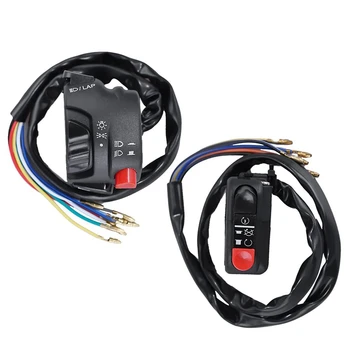 

7/8 inch 22mm Motorcycle Switches Motorbike Horn Button Turn Signal Electric Fog Lamp Start Handlebar Controller Switch