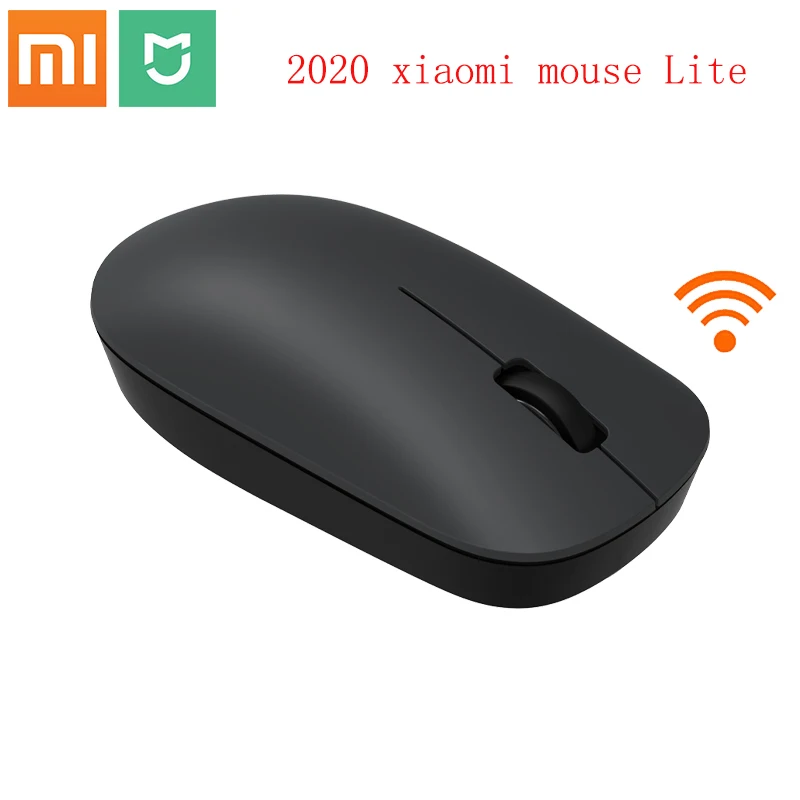 Xiaomi-ratón inalámbrico Lite 2020 GHz, 2,4 DPI, ergonómico, óptico, portátil, receptor USB, para juegos de oficina, PC, 1000