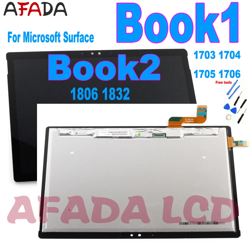 ЖК-дисплей 13 5 дюйма для Microsoft Surface Book 1 1703 1704 1705 1706 1806 1832 кодирующий преобразователь