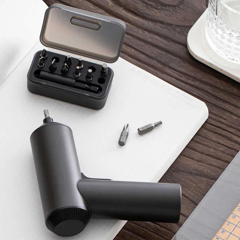 Xiaomi Mijia электрическая отвертка с 12 шт. S2 винтами 3,6 V 2000mah Беспроводная перезаряжаемая электрическая отвертка
