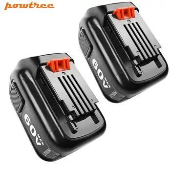 

Powtre For BLACK&DECKER LBX2560 6.0Ah 60V Replacement LBX2560 Li-Ion Rechargeable Battery Electrical Tools Batteries Accessories