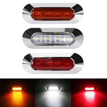 

10V-30V 4LED Side Marker Tail Warning Light Lamp Clearance Trailer Truck