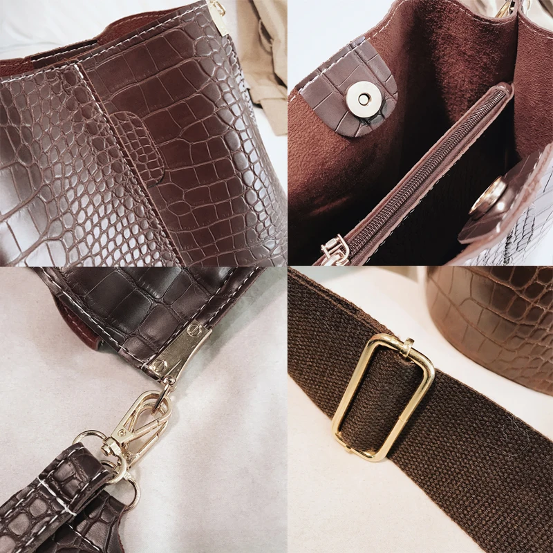 Сумка из искусственной кожи крокодила для женщин, женская сумка через плечо, брендовая роскошная дизайнерская сумка, женская сумка