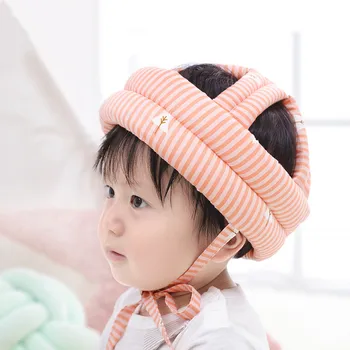 

Adjustable Cotton Anti Collision Safety Helmet For Walking Child Protective Baby Hat For Boys Girl Summer Baby Protective Helmet