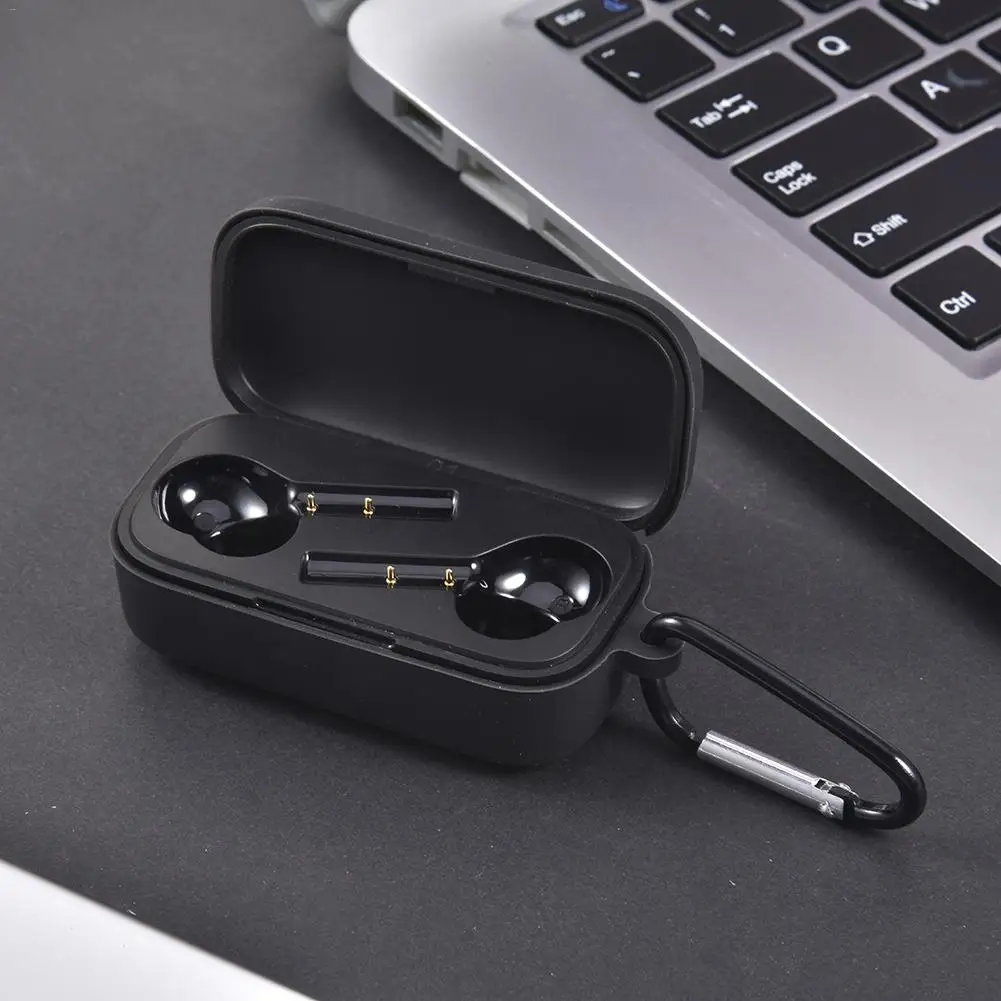 Мягкий силиконовый защитный чехол для беспроводных Bluetooth наушников портативная
