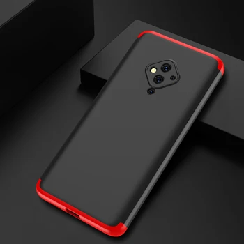 Перейти на Алиэкспресс и купить Vivo V17 чехол 360 градусов Полная защита Жесткий ПК Противоударный матовый чехол для Vivo V17 S1 Pro Y9S