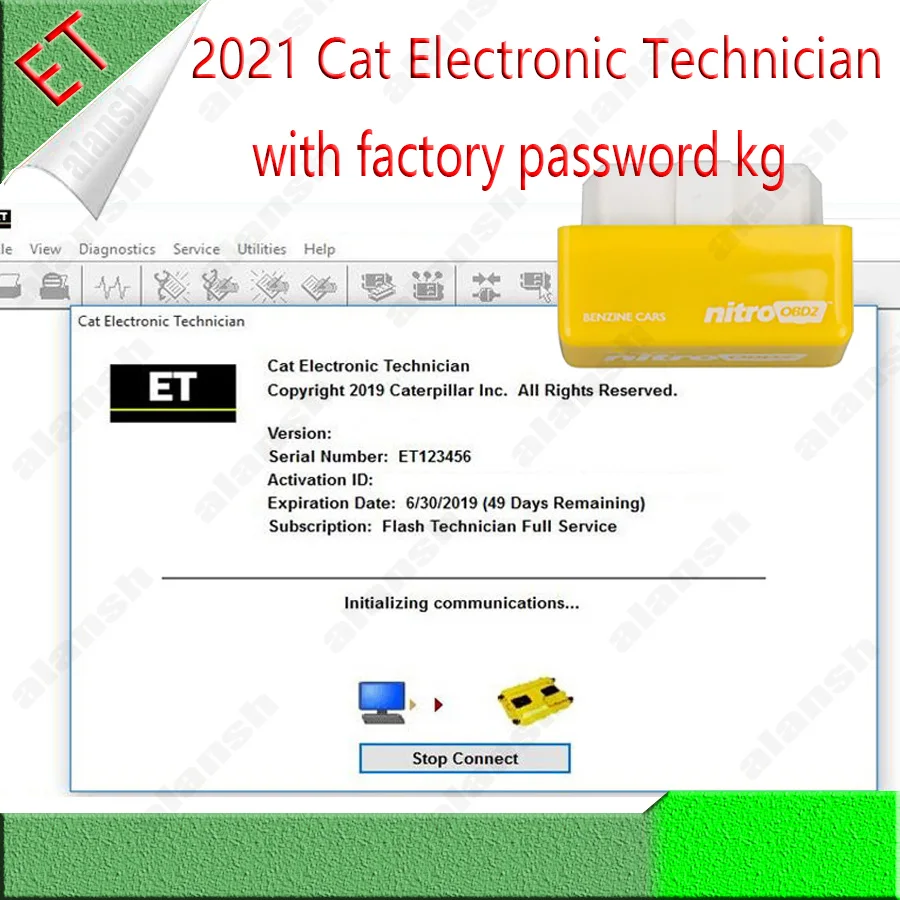 2021 Cat электронный техник ET и Perkins EST инструмент для обслуживания с заводским