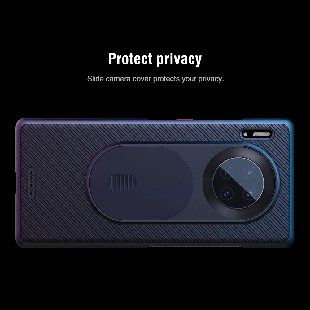 Чехол Nillkin CamShield для huawei mate 30 Pro PC черный зеркальный чехол для телефона