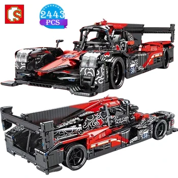

SEMBO Technic Legendary Team Story Series Endurance Racing Prototype Building Blocks Children Assembly Sports Car Model Boy Toy