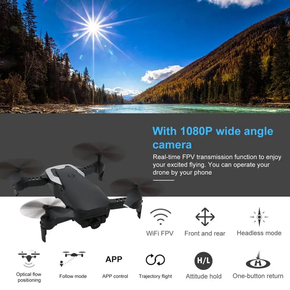 Дрон X12S с камерой 1080P HD 4 оси оптического потока WiFi FPV Дрон RC самолет удержание высоты RC вертолет+ 3,7 V 1000mAh - Цвет: W 4K Foam 2B